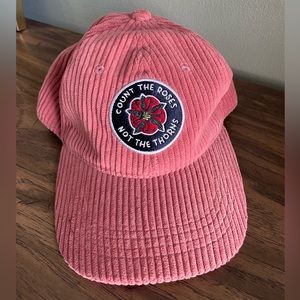 Rowing Blazers x Target pink corduroy baseball cap